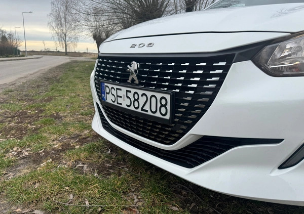 Peugeot 208 cena 54500 przebieg: 45000, rok produkcji 2021 z Śrem małe 37